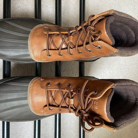 SPERRY Men Cold Bay Leather Duck Boots - NEW NWB - Picture 2 of 8